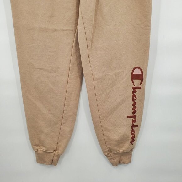 Champion Logo Print Fleece-lined Jogger Pull-on Drawstring Pants Medium Women - Picture 5 of 12